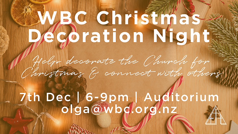 WBC Christmas Decoration Night