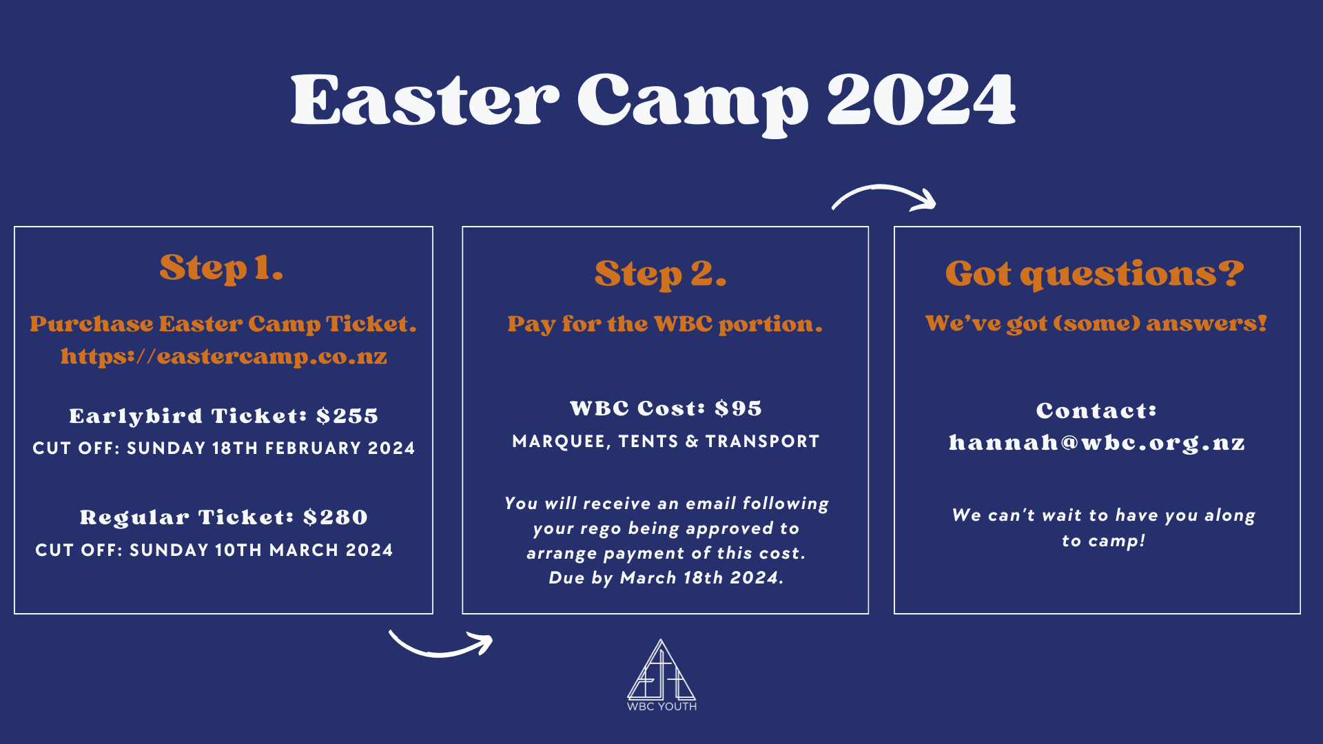 Easter Camp 2024 — Whangaparāoa Baptist Church