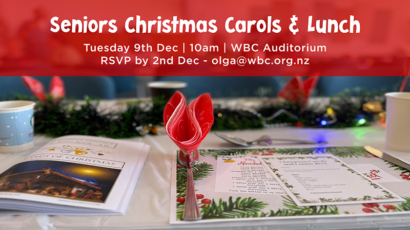 Seniors Christmas Carols & Lunch