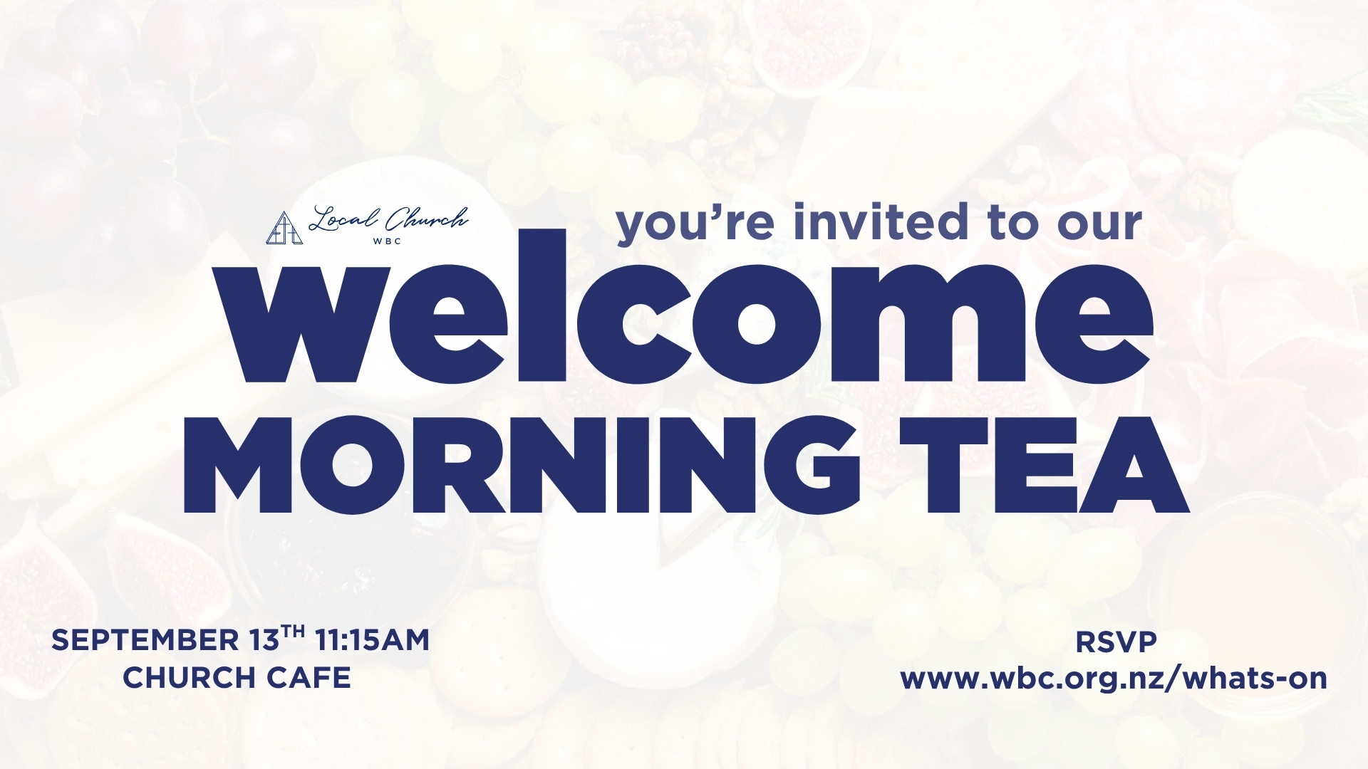 Welcome Morning Tea