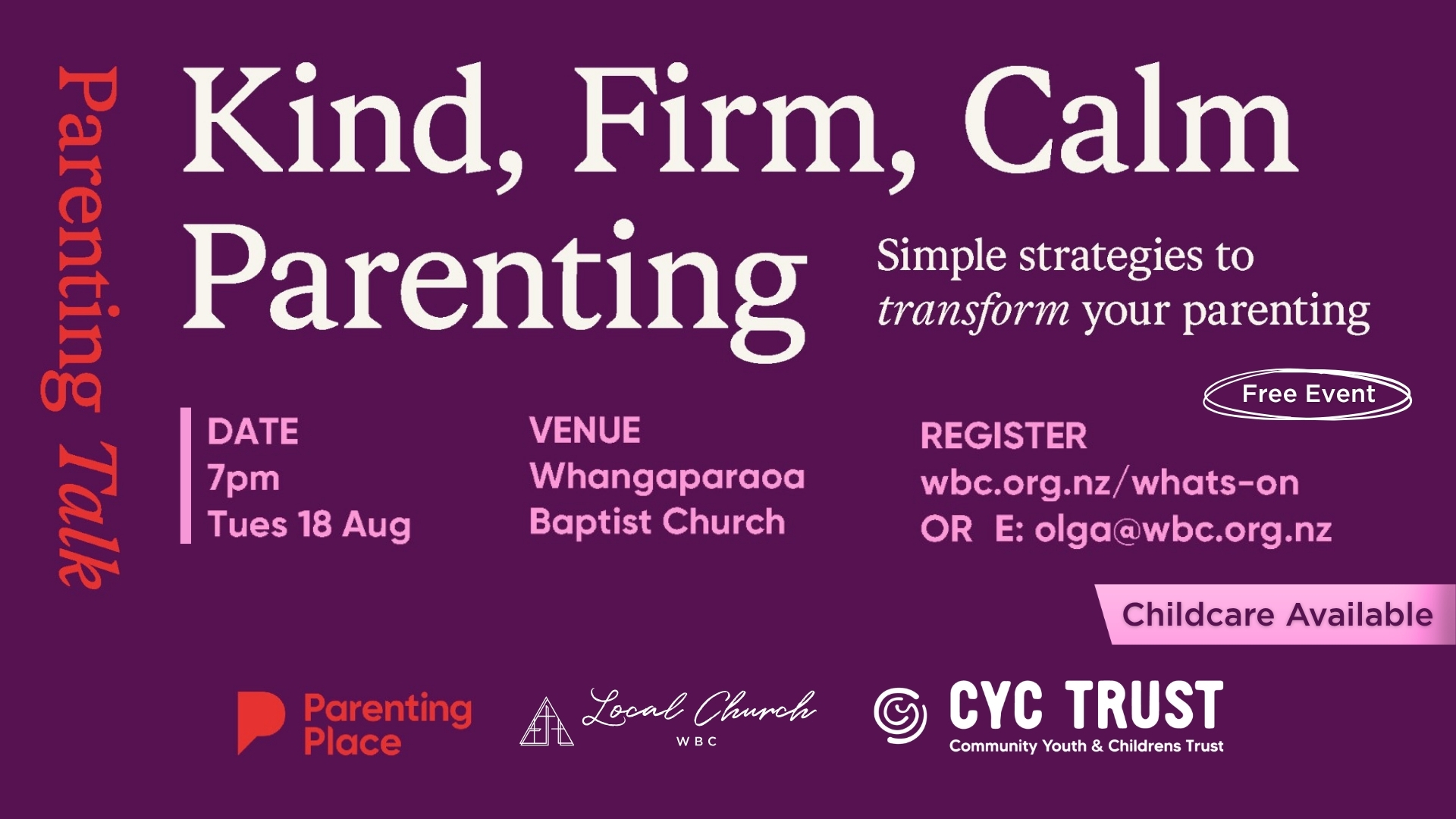 Kind, Firm, Calm Parenting